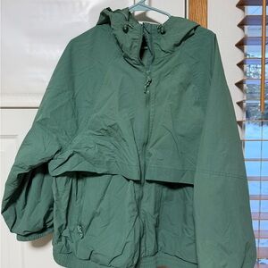 Green Hooded Jacket